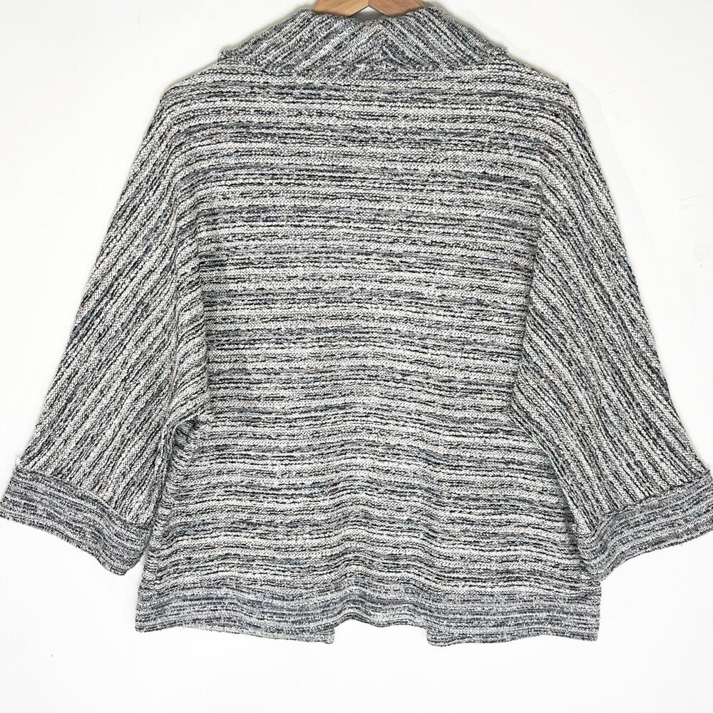 ANTHROPOLOGIE SPLENDID Women’s Textured Space Dyed Snap Knit Blazer - Picture 7 of 8